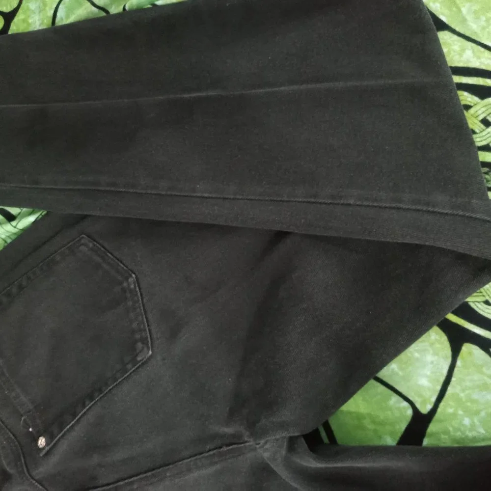 Vintage  DKNY Black Jeans Size 8 - Picture 3 of 12